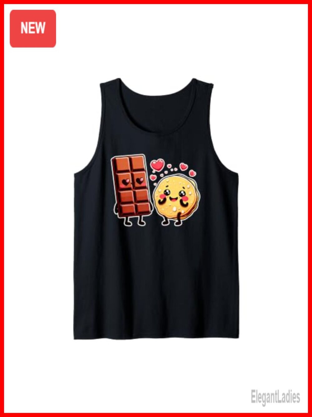 Choco And Pancake Couples Love Matching Sleeveless Tank Top